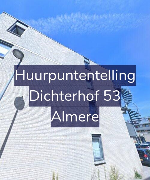 Foto gevel Huurpuntentelling voor Dichterhof 53, Almere