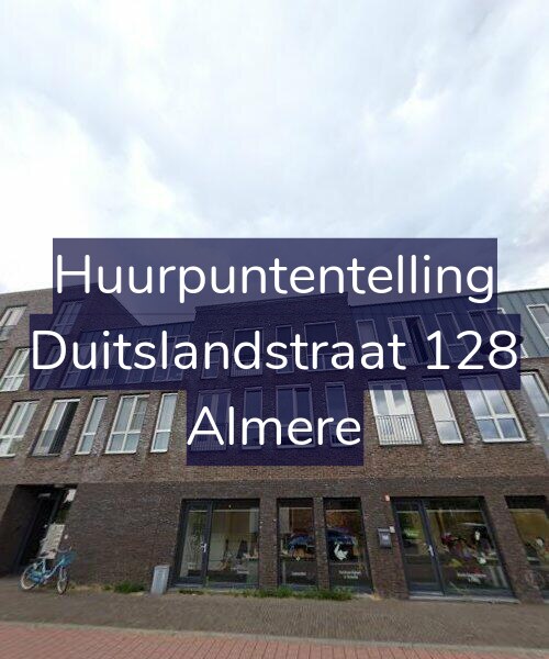 Foto gevel Huurpuntentelling voor Duitslandstraat 128, Almere