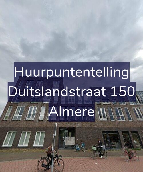Foto gevel Huurpuntentelling voor Duitslandstraat 150, Almere