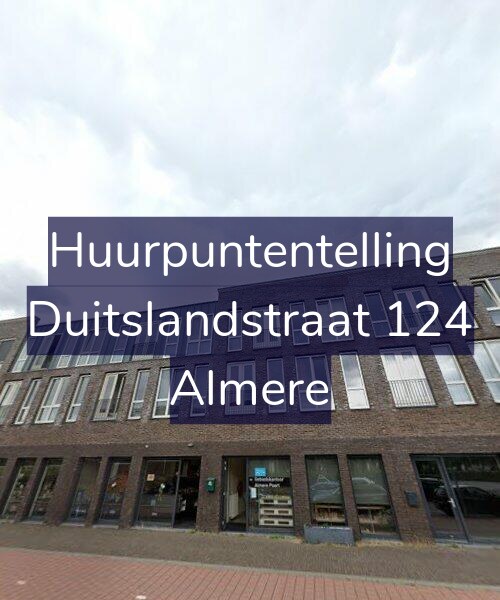 Foto gevel Huurpuntentelling voor Duitslandstraat 124, Almere