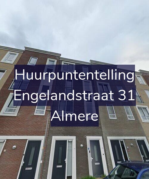 Foto gevel Huurpuntentelling voor Engelandstraat 31, Almere