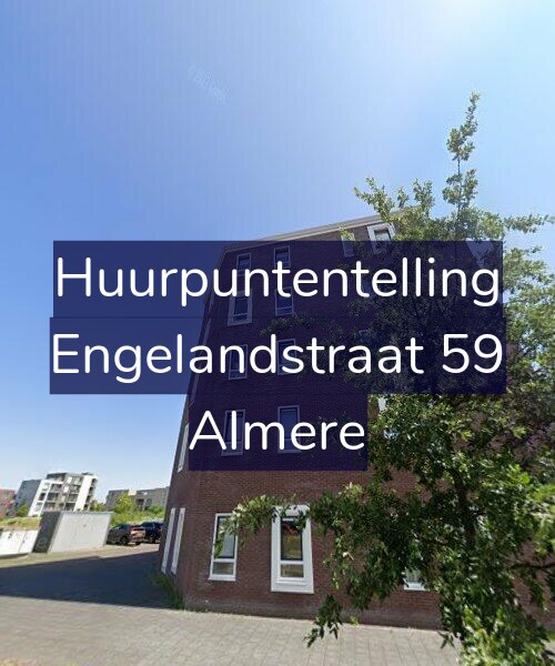 Foto gevel Huurpuntentelling voor Engelandstraat 59, Almere
