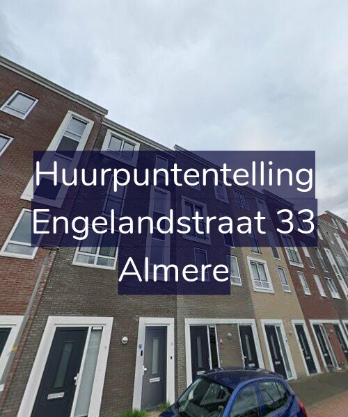 Foto gevel Huurpuntentelling voor Engelandstraat 33, Almere
