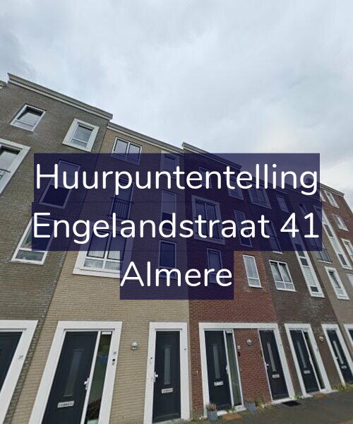 Foto gevel Huurpuntentelling voor Engelandstraat 41, Almere