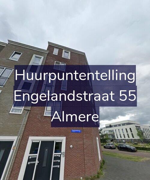 Foto gevel Huurpuntentelling voor Engelandstraat 55, Almere