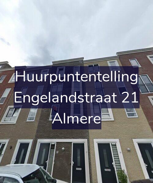 Foto gevel Huurpuntentelling voor Engelandstraat 21, Almere