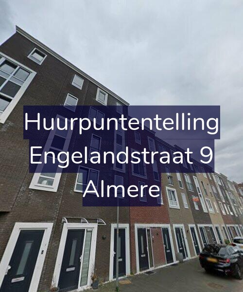 Foto gevel Huurpuntentelling voor Engelandstraat 9, Almere