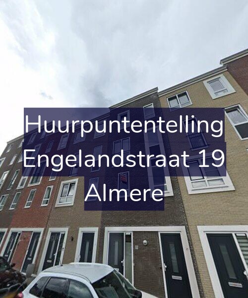 Foto gevel Huurpuntentelling voor Engelandstraat 19, Almere