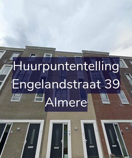Foto gevel Huurpuntentelling voor Engelandstraat 39, Almere