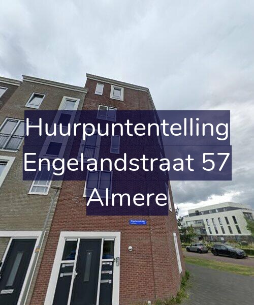 Foto gevel Huurpuntentelling voor Engelandstraat 57, Almere