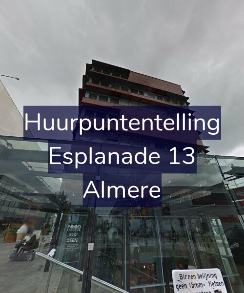 Foto gevel Huurpuntentelling voor Esplanade 13, Almere