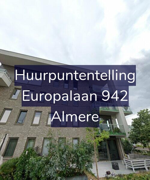 Foto gevel Huurpuntentelling voor Europalaan 942, Almere