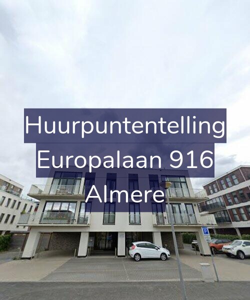 Foto gevel Huurpuntentelling voor Europalaan 916, Almere