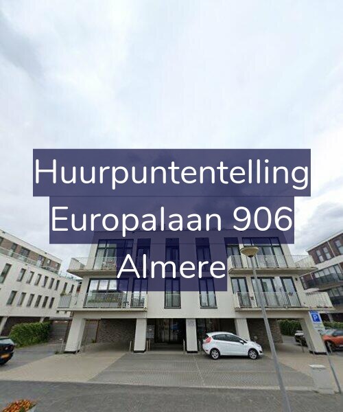 Foto gevel Huurpuntentelling voor Europalaan 906, Almere