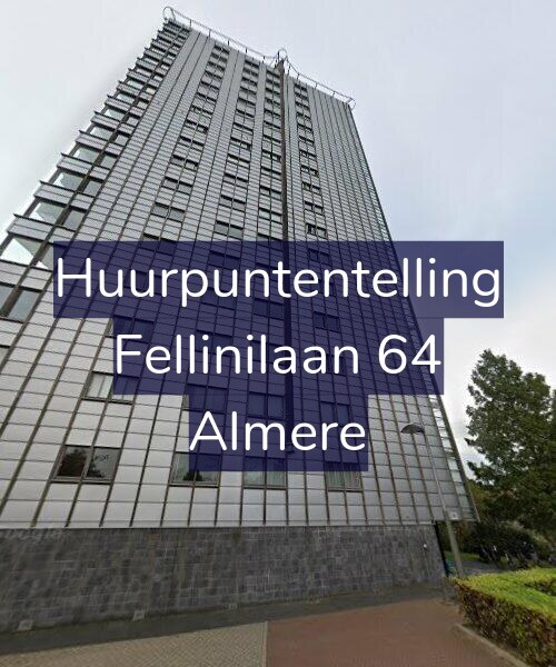 Foto gevel Huurpuntentelling voor Fellinilaan 64, Almere