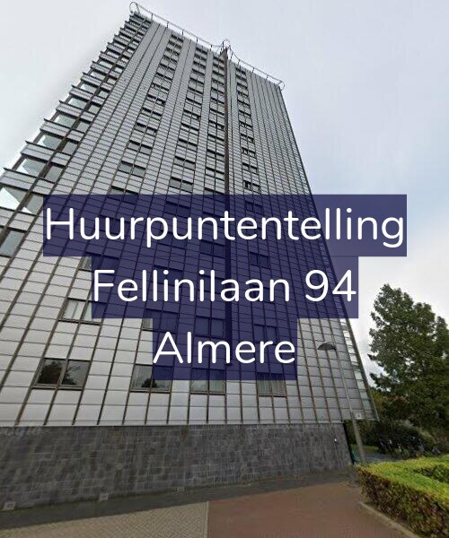 Foto gevel Huurpuntentelling voor Fellinilaan 94, Almere