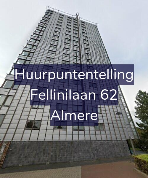 Foto gevel Huurpuntentelling voor Fellinilaan 62, Almere