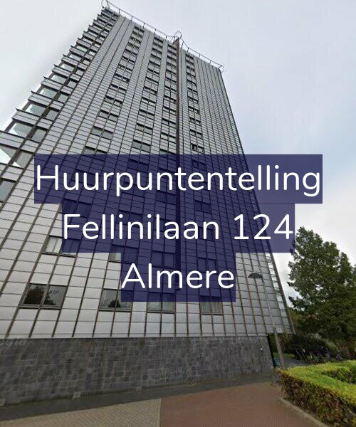 Foto gevel Huurpuntentelling voor Fellinilaan 124, Almere