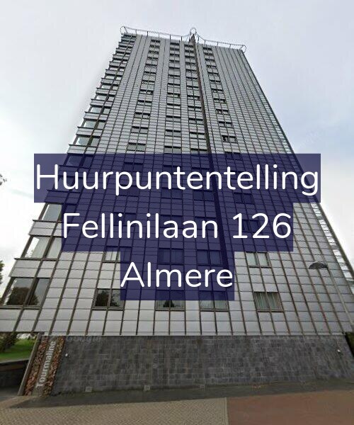 Foto gevel Huurpuntentelling voor Fellinilaan 126, Almere
