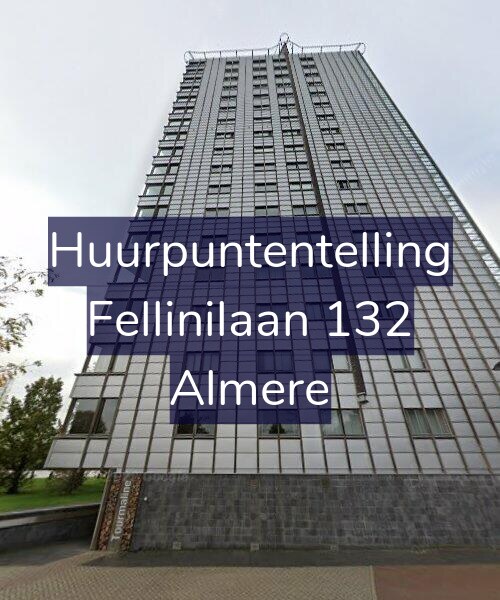 Foto gevel Huurpuntentelling voor Fellinilaan 132, Almere