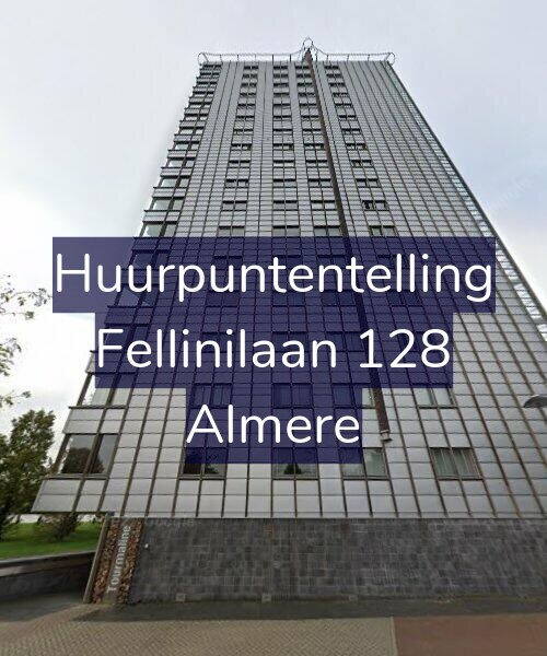 Foto gevel Huurpuntentelling voor Fellinilaan 128, Almere