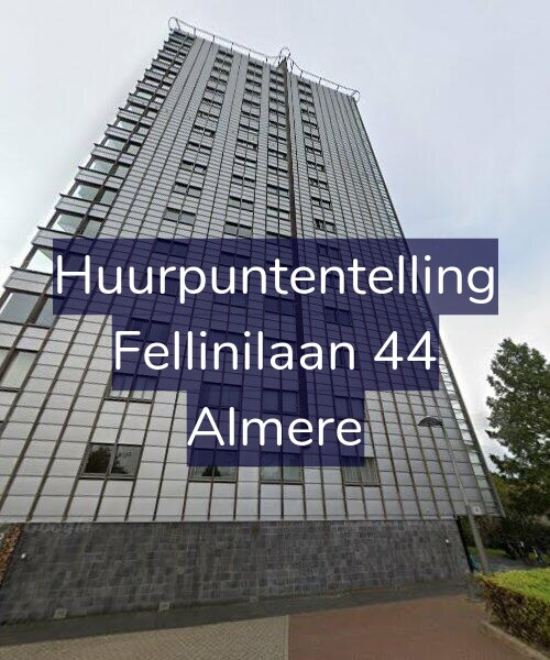 Foto gevel Huurpuntentelling voor Fellinilaan 44, Almere