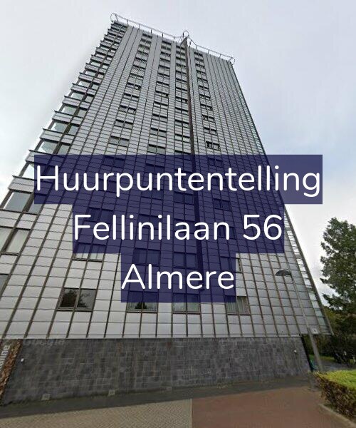 Foto gevel Huurpuntentelling voor Fellinilaan 56, Almere