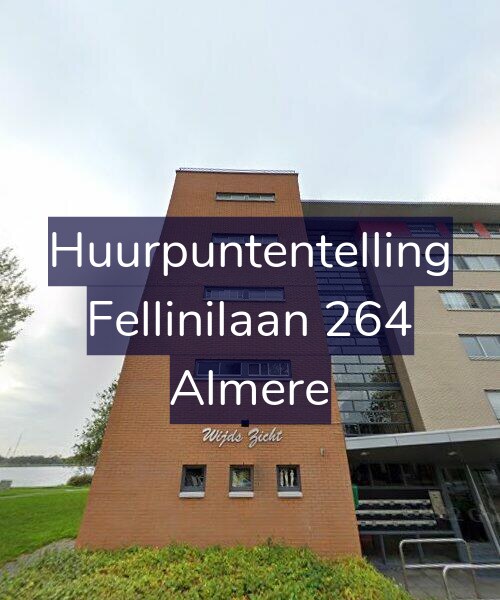Foto gevel Huurpuntentelling voor Fellinilaan 264, Almere