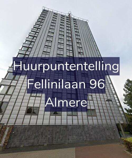Foto gevel Huurpuntentelling voor Fellinilaan 96, Almere