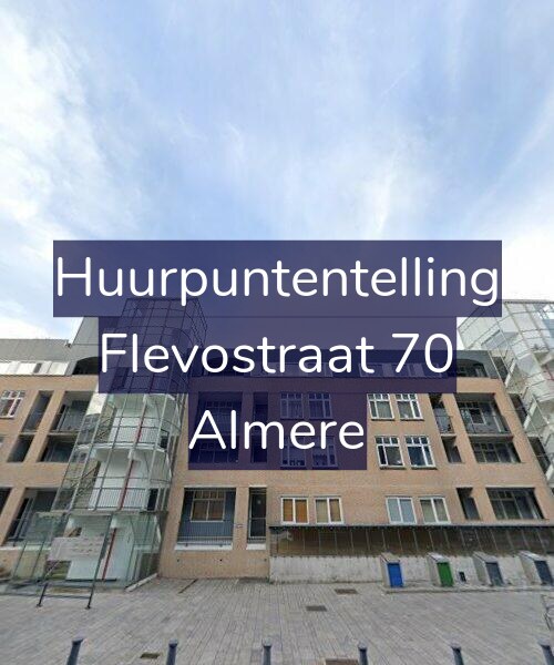 Foto gevel Huurpuntentelling voor Flevostraat 70, Almere
