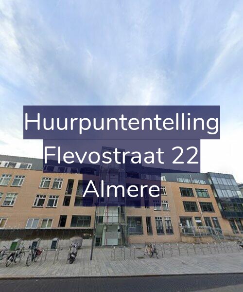 Foto gevel Huurpuntentelling voor Flevostraat 22, Almere