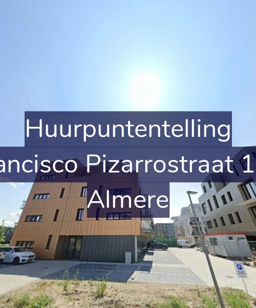 Foto gevel Huurpuntentelling voor Francisco Pizarrostraat 126, Almere