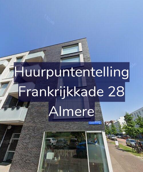 Foto gevel Huurpuntentelling voor Frankrijkkade 28, Almere