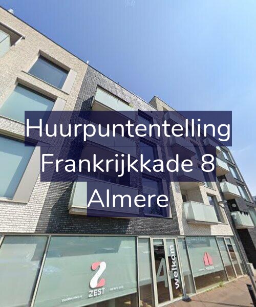 Foto gevel Huurpuntentelling voor Frankrijkkade 8, Almere