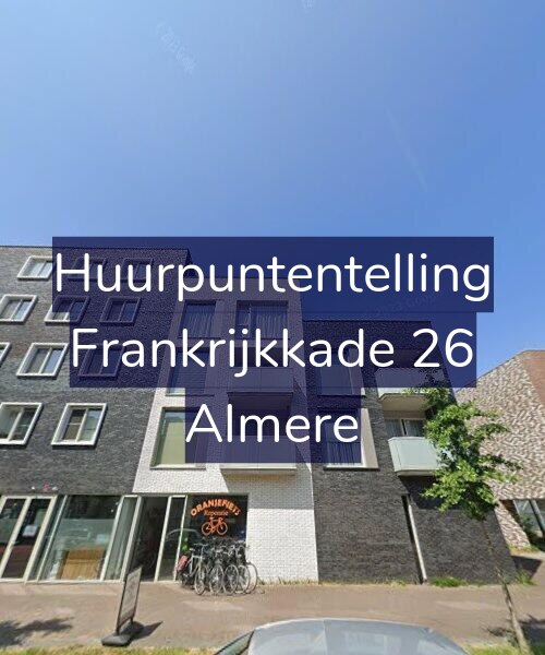 Foto gevel Huurpuntentelling voor Frankrijkkade 26, Almere