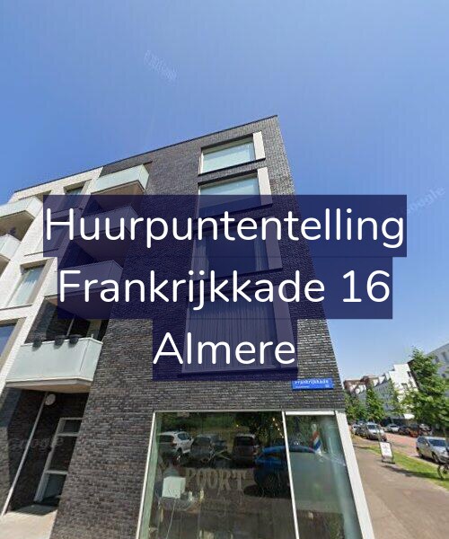 Foto gevel Huurpuntentelling voor Frankrijkkade 16, Almere