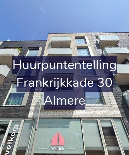 Foto gevel Huurpuntentelling voor Frankrijkkade 30, Almere
