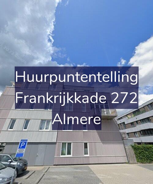Foto gevel Huurpuntentelling voor Frankrijkkade 272, Almere
