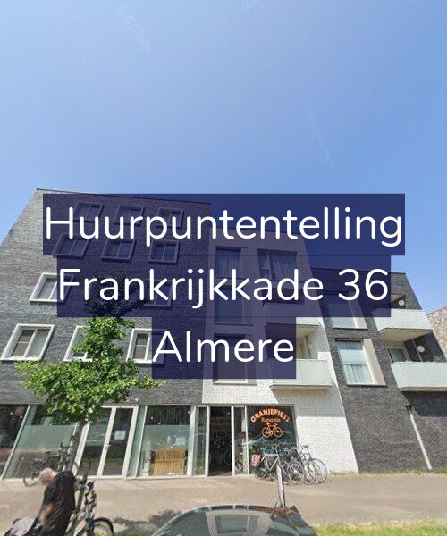 Foto gevel Huurpuntentelling voor Frankrijkkade 36, Almere