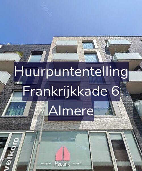 Foto gevel Huurpuntentelling voor Frankrijkkade 6, Almere