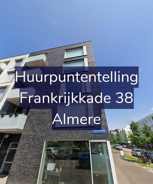 Foto gevel Huurpuntentelling voor Frankrijkkade 38, Almere