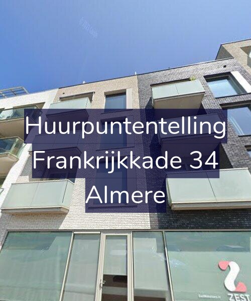 Foto gevel Huurpuntentelling voor Frankrijkkade 34, Almere
