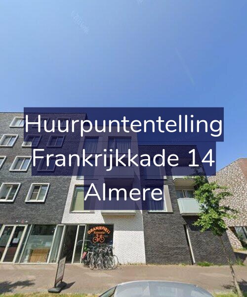 Foto gevel Huurpuntentelling voor Frankrijkkade 14, Almere