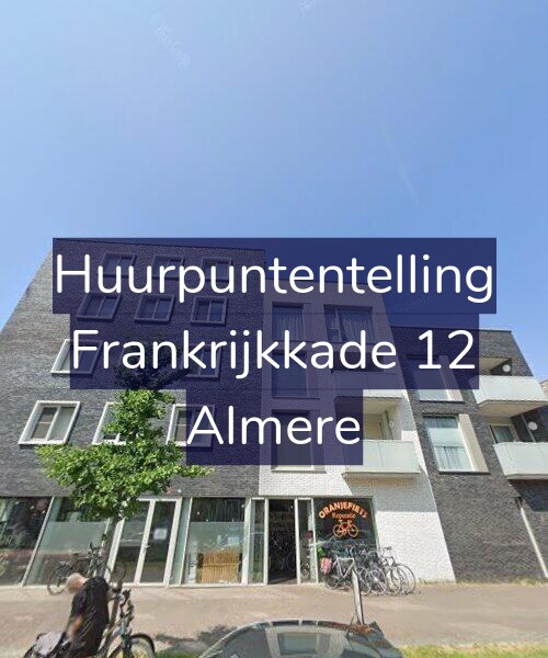Foto gevel Huurpuntentelling voor Frankrijkkade 12, Almere