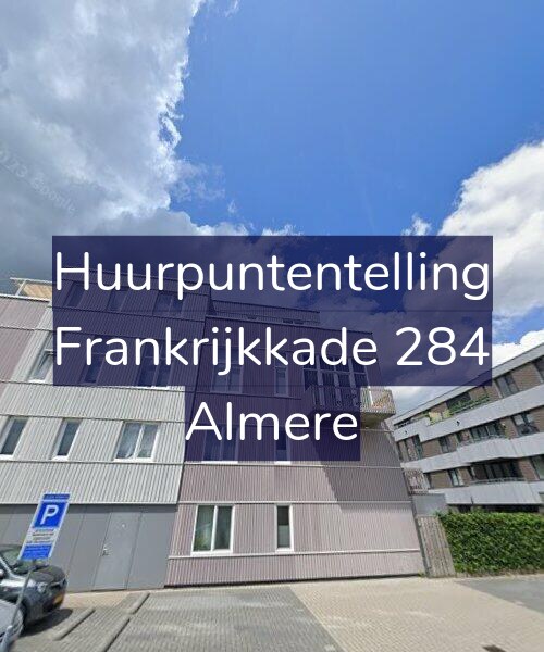 Foto gevel Huurpuntentelling voor Frankrijkkade 284, Almere
