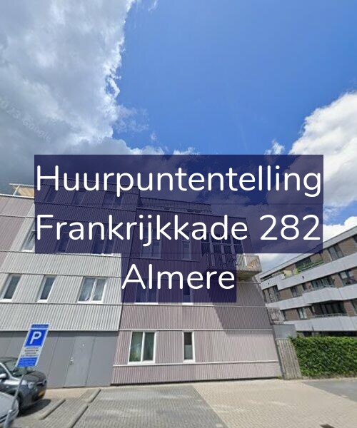 Foto gevel Huurpuntentelling voor Frankrijkkade 282, Almere