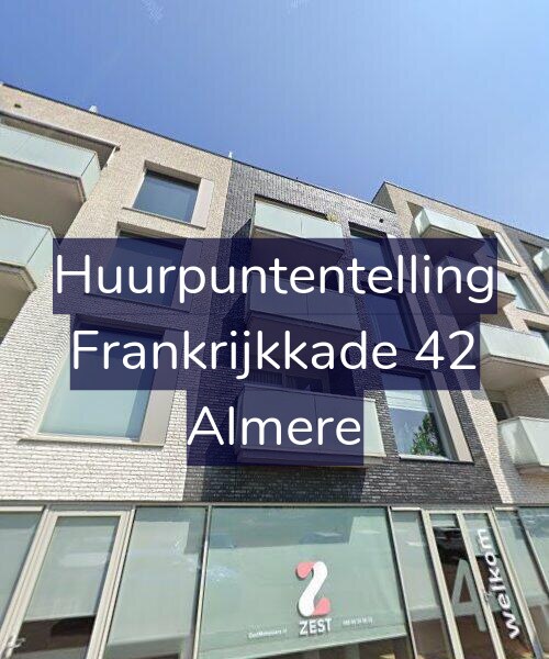 Foto gevel Huurpuntentelling voor Frankrijkkade 42, Almere