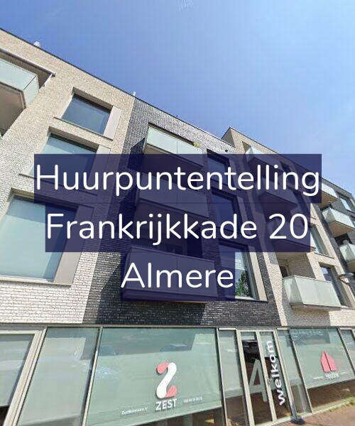 Foto gevel Huurpuntentelling voor Frankrijkkade 20, Almere