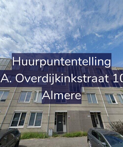 Foto gevel Huurpuntentelling voor G.A. Overdijkinkstraat 104, Almere