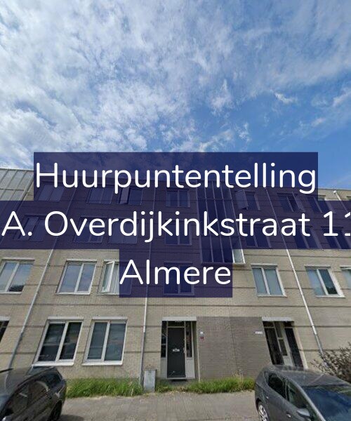 Foto gevel Huurpuntentelling voor G.A. Overdijkinkstraat 112, Almere